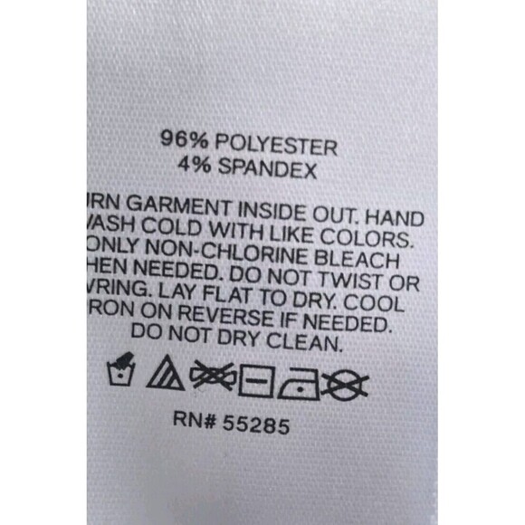 Express Blouse Womens M Cream Sheer Skimming Mesh Mock Neck Balloon Sleeve NWT - Picture 9 of 9